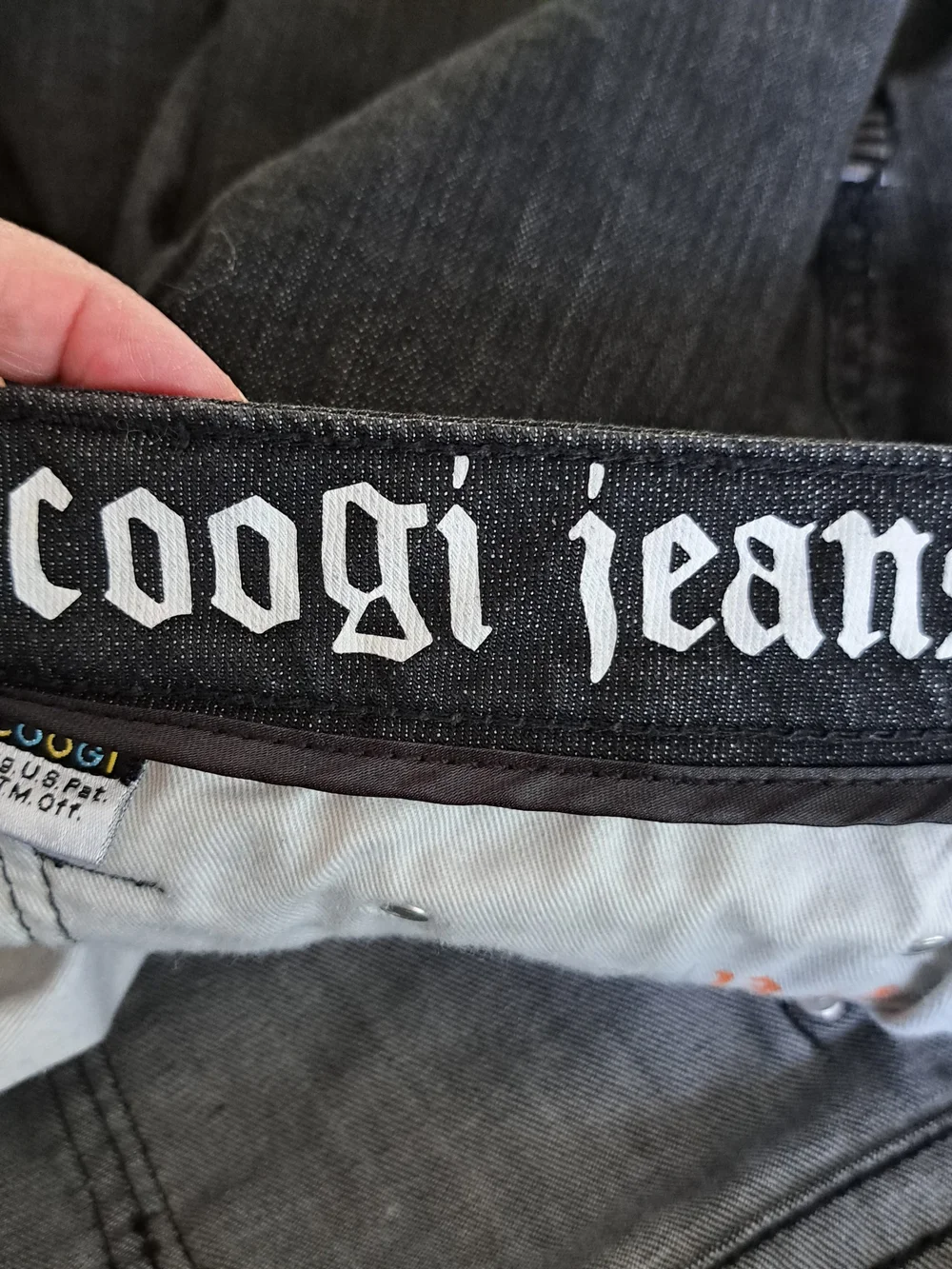 Y2K/Vintage Coogi Studded Black Denim Bermuda Shorts Junior/Women 13/14